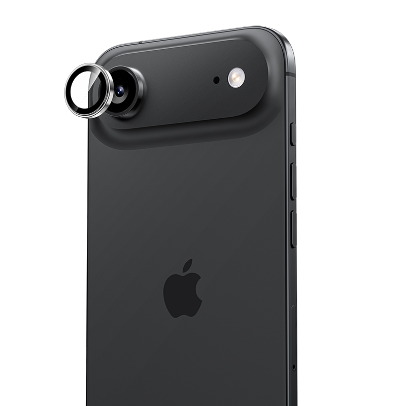 Benks Grūdintas stiklas Glass Warrior metalinis objektyvo apsauginis stiklas kamerai Iphone 17 Air (lęšio 1 vnt.) juodas