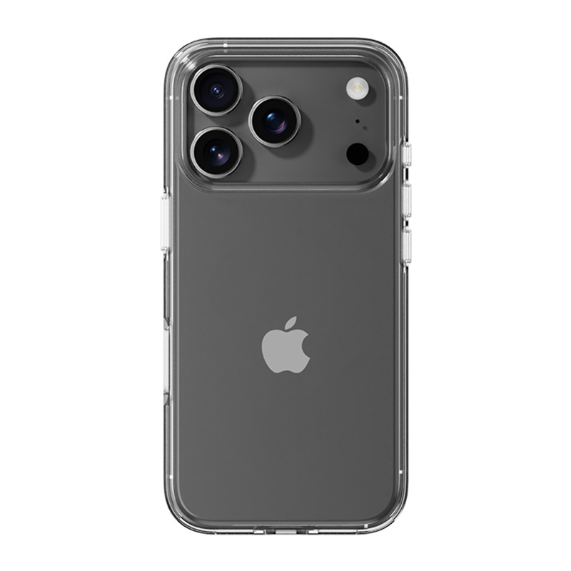 Rock Crystal Shield Serijos Dėklas Iphone 17 Pro Max permatomas