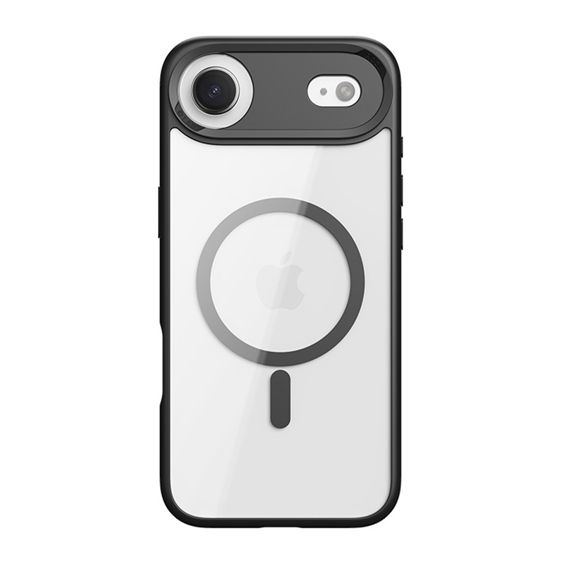 Чехол Rock Guard Lens Protection Series Magnetic для iPhone 17 Air прозрачно-чёрный