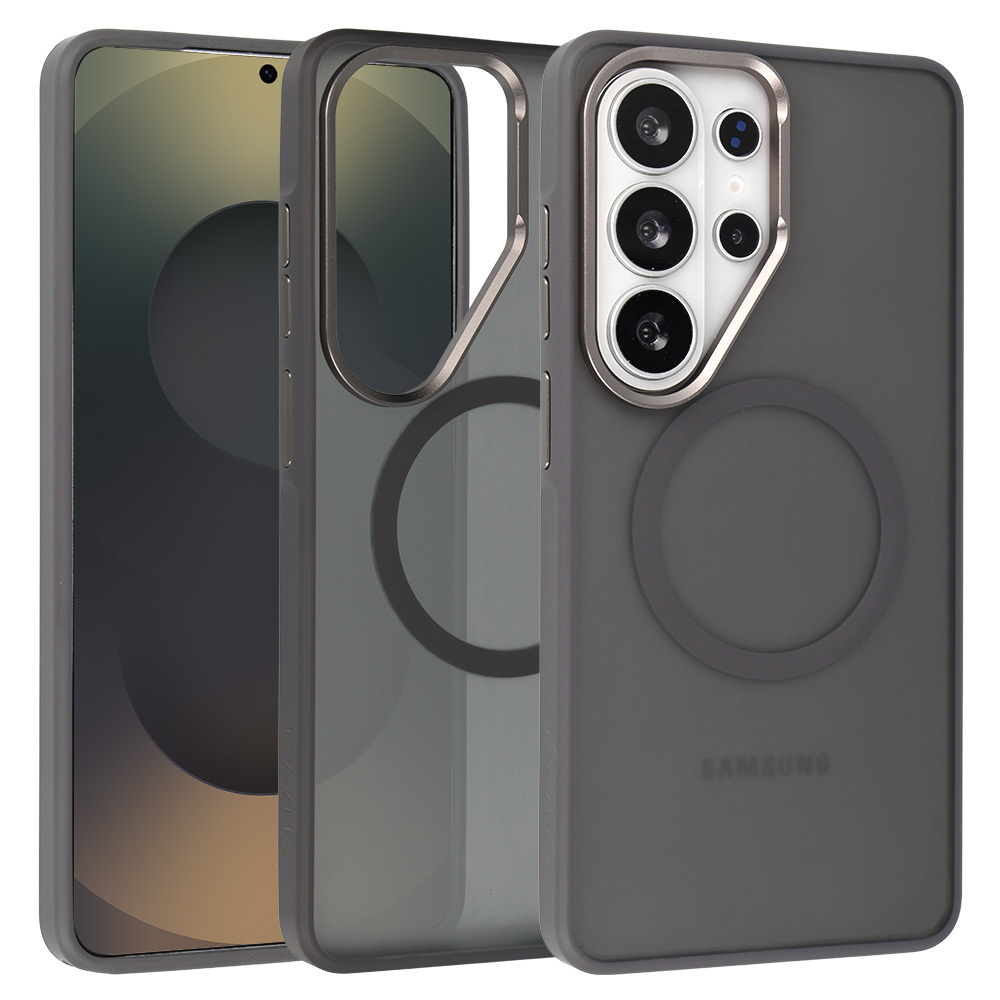Liavec Soft Case Metal Frame для Samsung Galaxy S26 Ultra серый