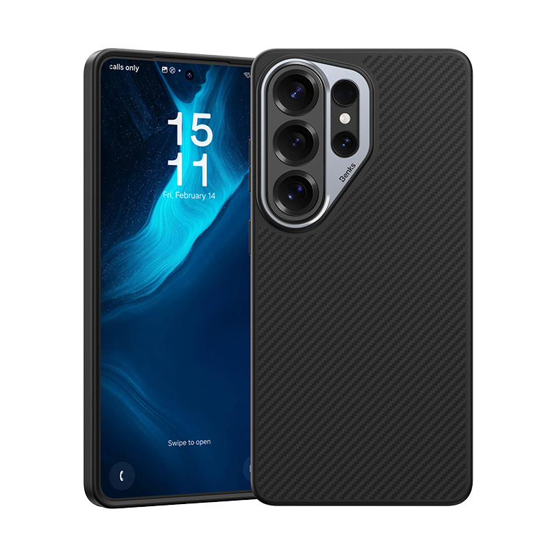 Benks Magnetic Armor Pro Kevlar чехол металлическая рамка 600D (G050) для Samsung Galaxy S26 Ultra чёрный