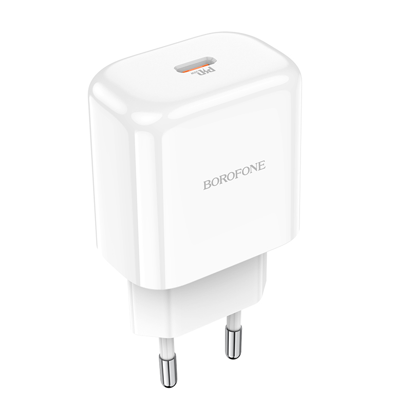 Borofone сетевое зарядное устройство BN3 Premium - Type C - QC 3.0 PD 2.0 20W белый