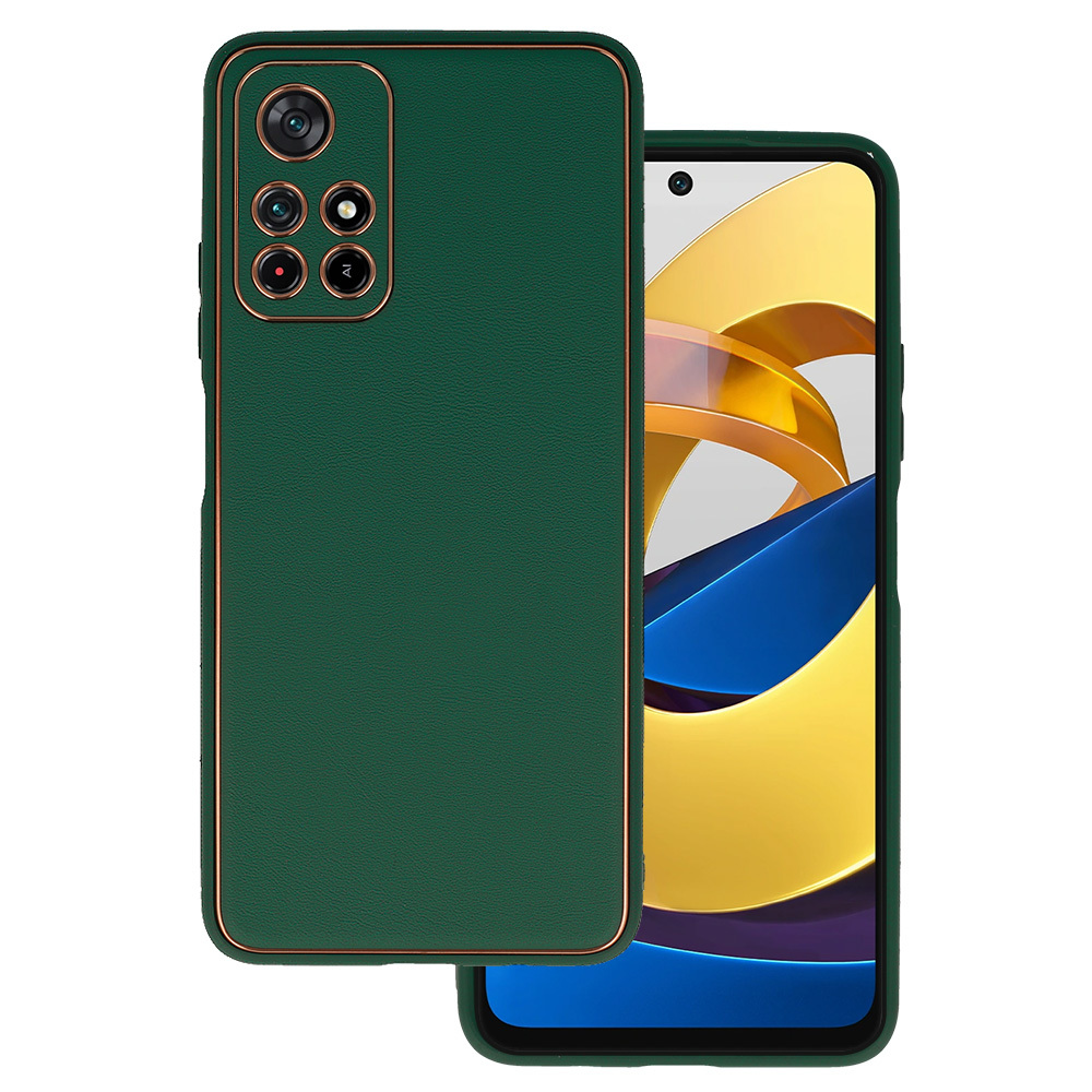 Tel Protect Luxury чехол для Xiaomi Redmi Note 11 5G/Note 11S 5G/Poco M4 Pro 5G тёмно-зелёный