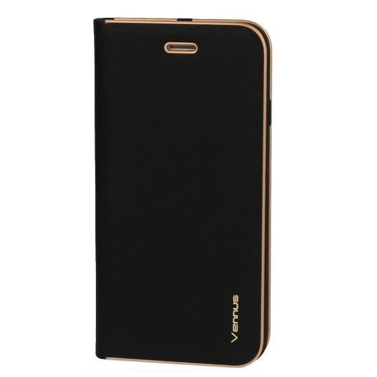 Vennus Book Case with frame for Huawei P8 Lite *** (2017) / P9 Lite *** (2017) black