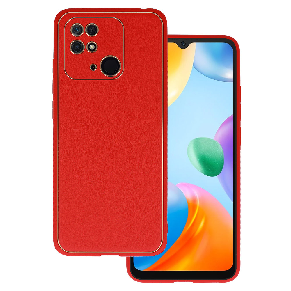 TEL PROTECT prabangus dėklas telefonui Xiaomi Redmi 10C, raudonas