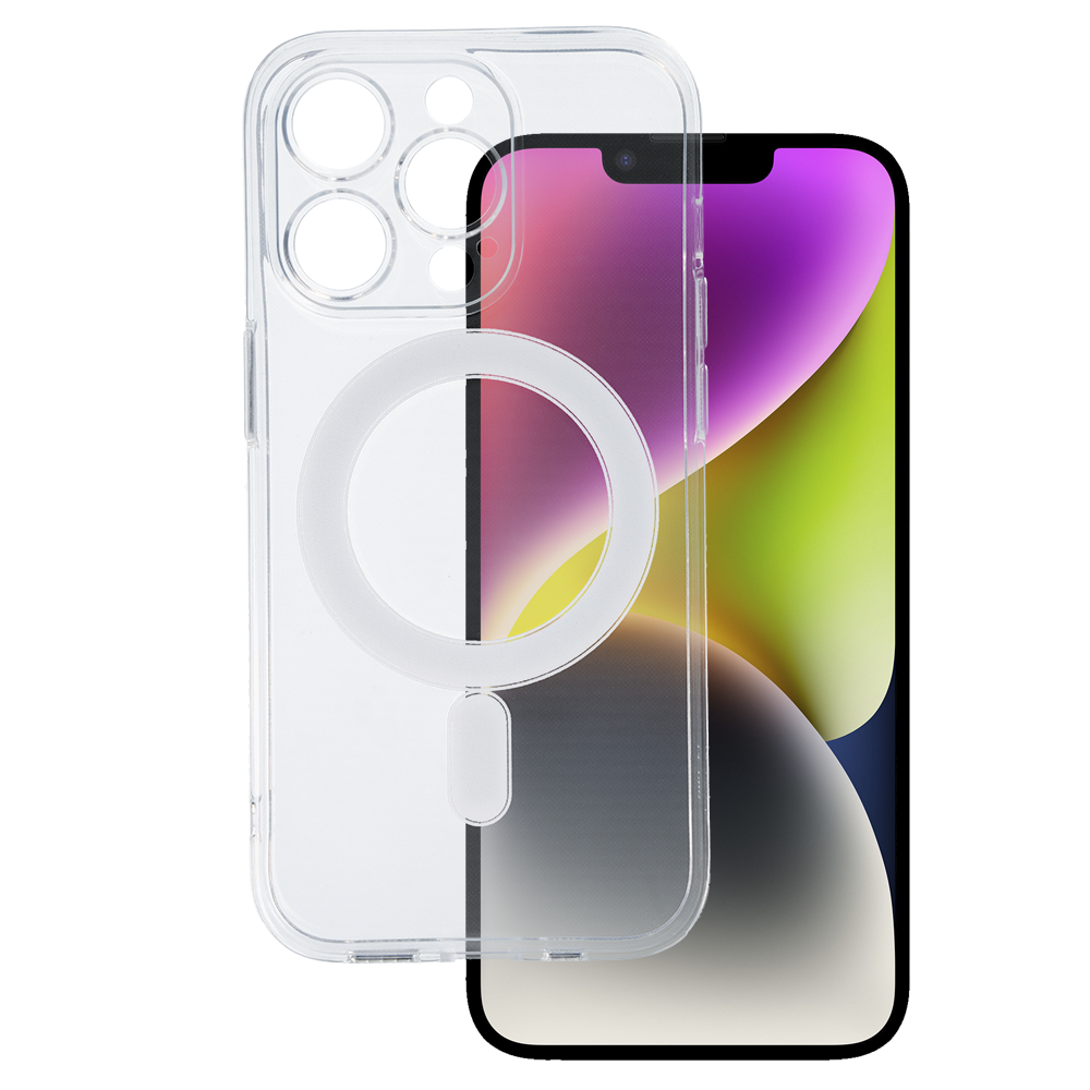 Tel Protect MagSilicone чехол для iPhone 14 Pro прозрачный