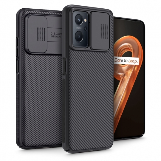 Nillkin CamShield PC dėklas telefonui Realme 9i juodas