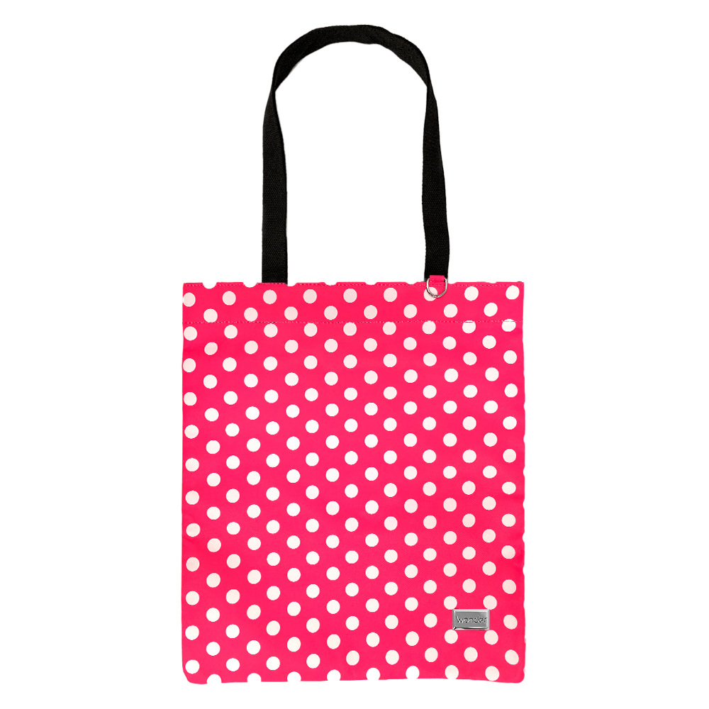 Shopping Bag Wonder pattern 2 pink polka-dot