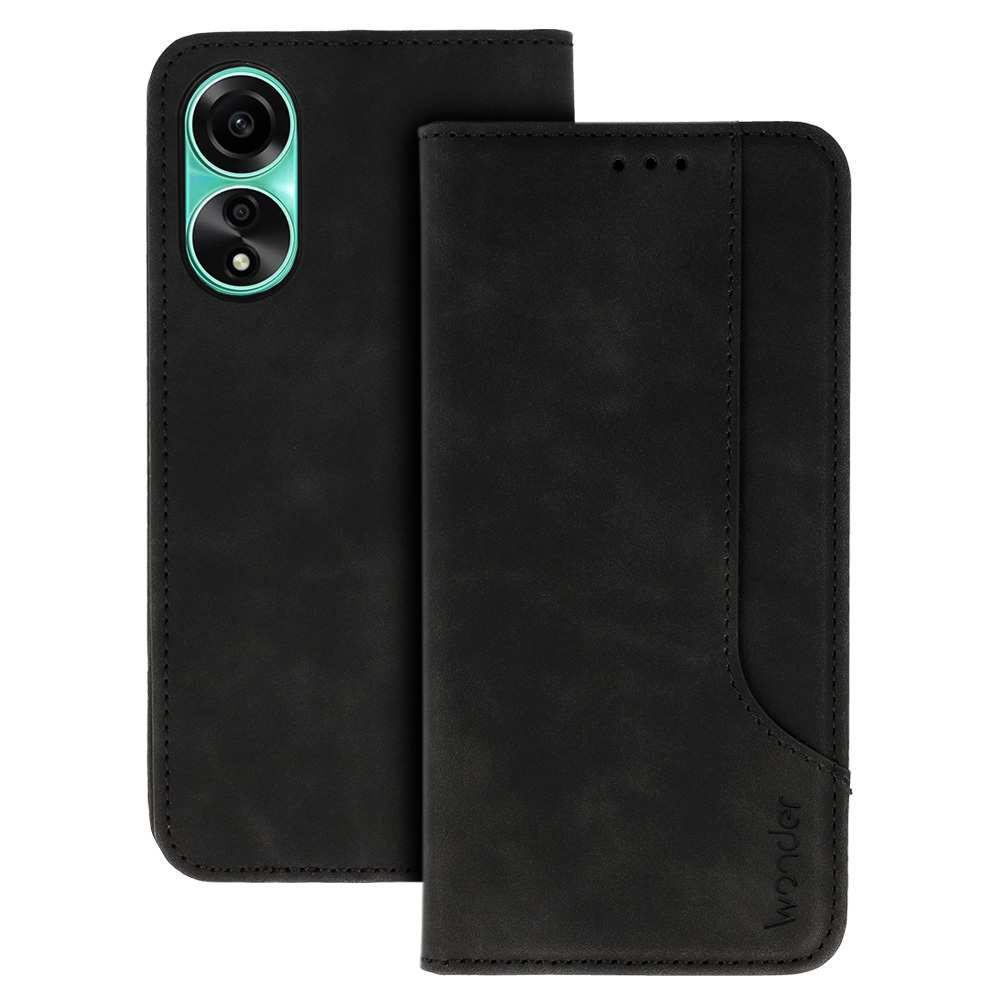 Wonder Prime dėklas telefonui Oppo A78 5G juodas