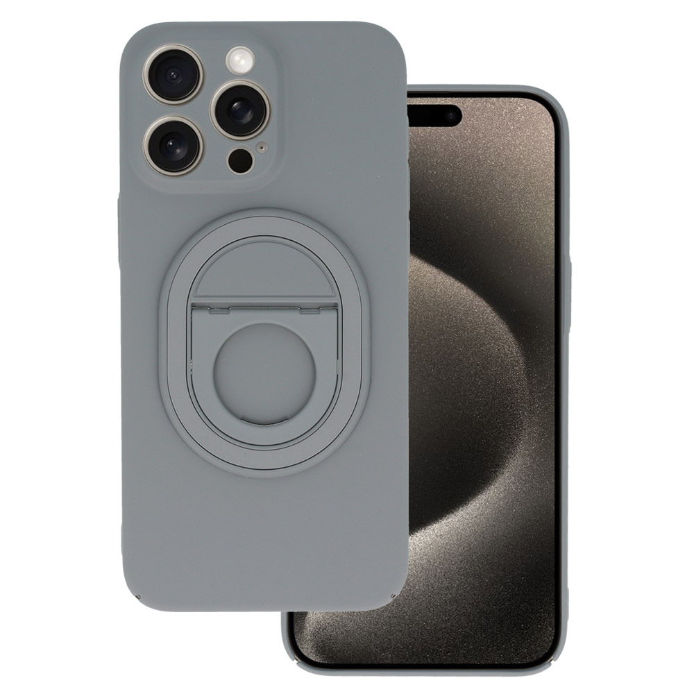 Tel Protect Magnetinis Elipse dėklas telefonui Samsung Galaxy A14 4G/5G pilkas