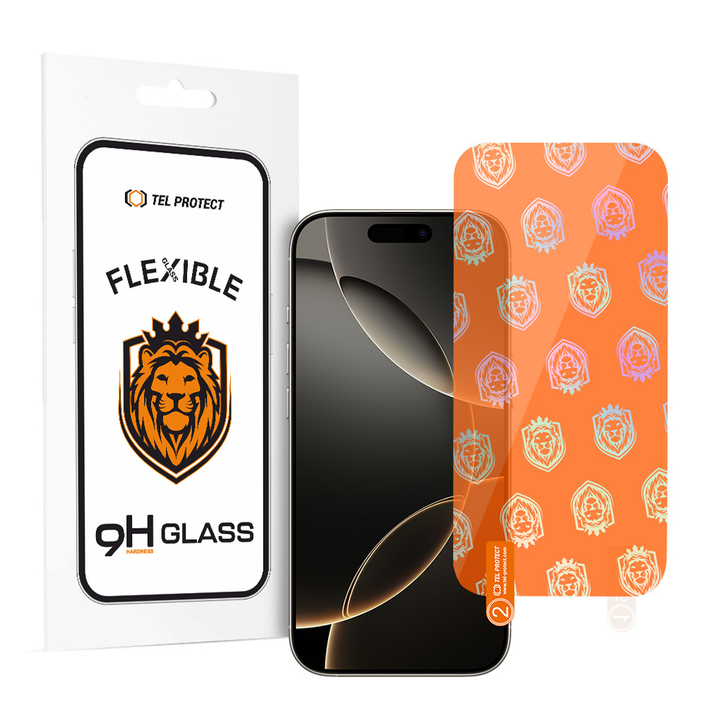 Tel Protect Best Гибкое гибридное закалённое стекло для IPHONE 16 PRO MAX