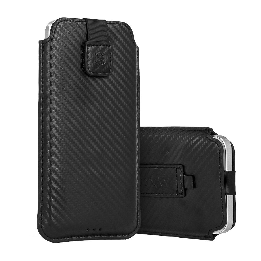 Wonder CARBON Case (Size M) for Iphone 5/Nokia 215 4G/225/5310 2020 BLACK