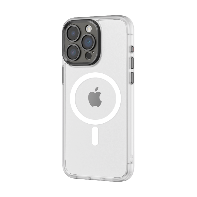 Rock Guard Touch Matte Series Magnetic Case for Iphone 15 Plus white