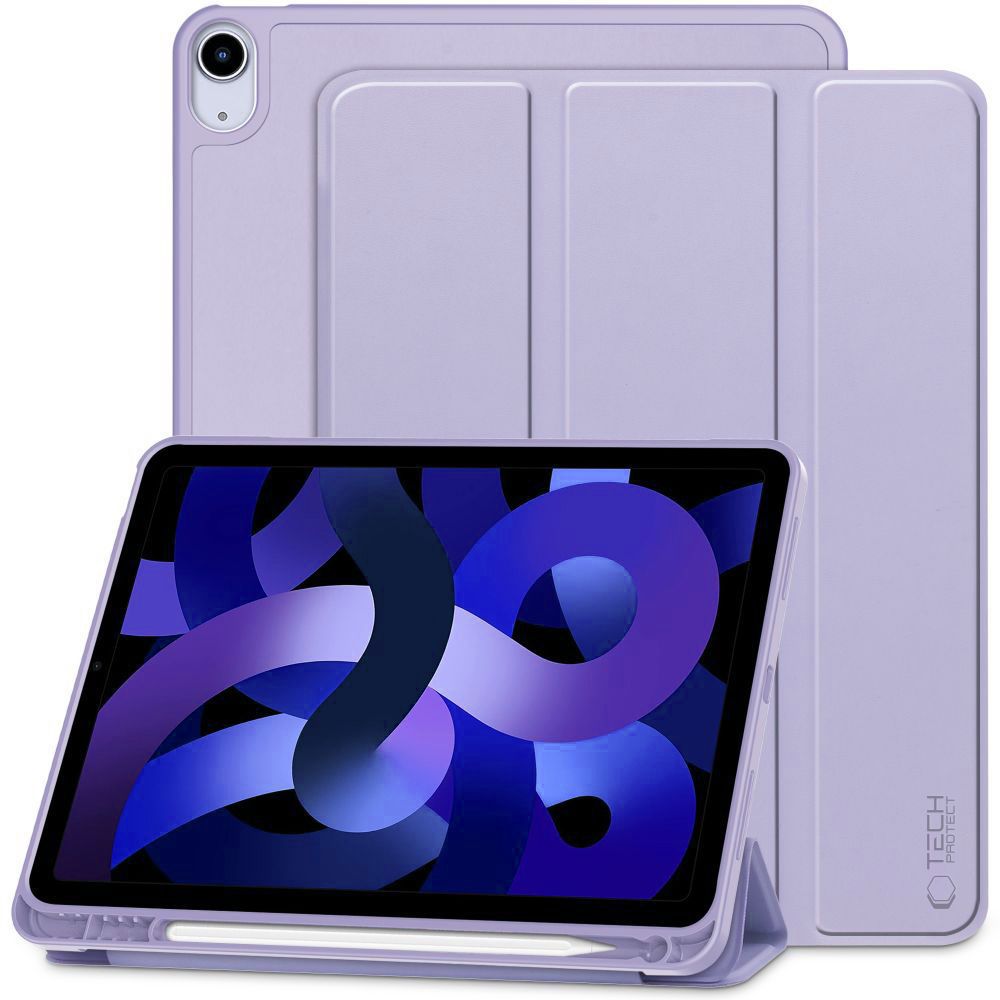 Tech-Protect SmartCase Pen для iPad Air 10.9” (2020/2022) / 11” (2024/2025/2026) - фиолетовый