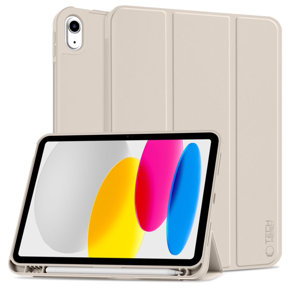 Tech-Protect SC Pen dėklas iPad 10.9" 2022 - smėlio spalvos