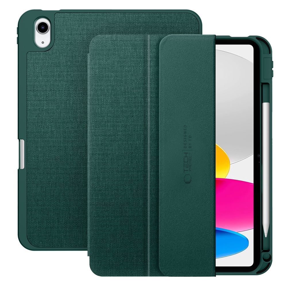 Tech-Protect SC Pen Canvas dėklas iPad 10.9” 10 / 2022 / 11” 11 / 2025 - žalias