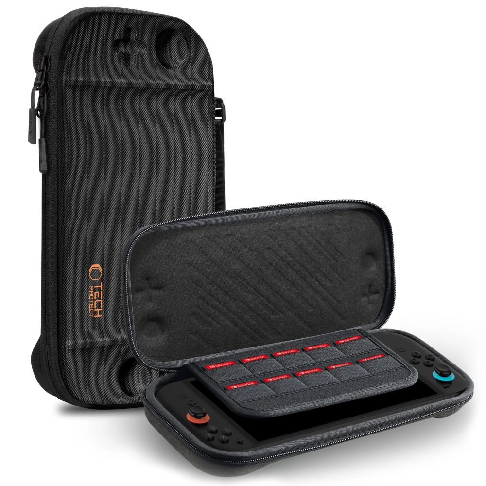 Tech-Protect Slim dėklas Nintendo Switch 2 - juodas