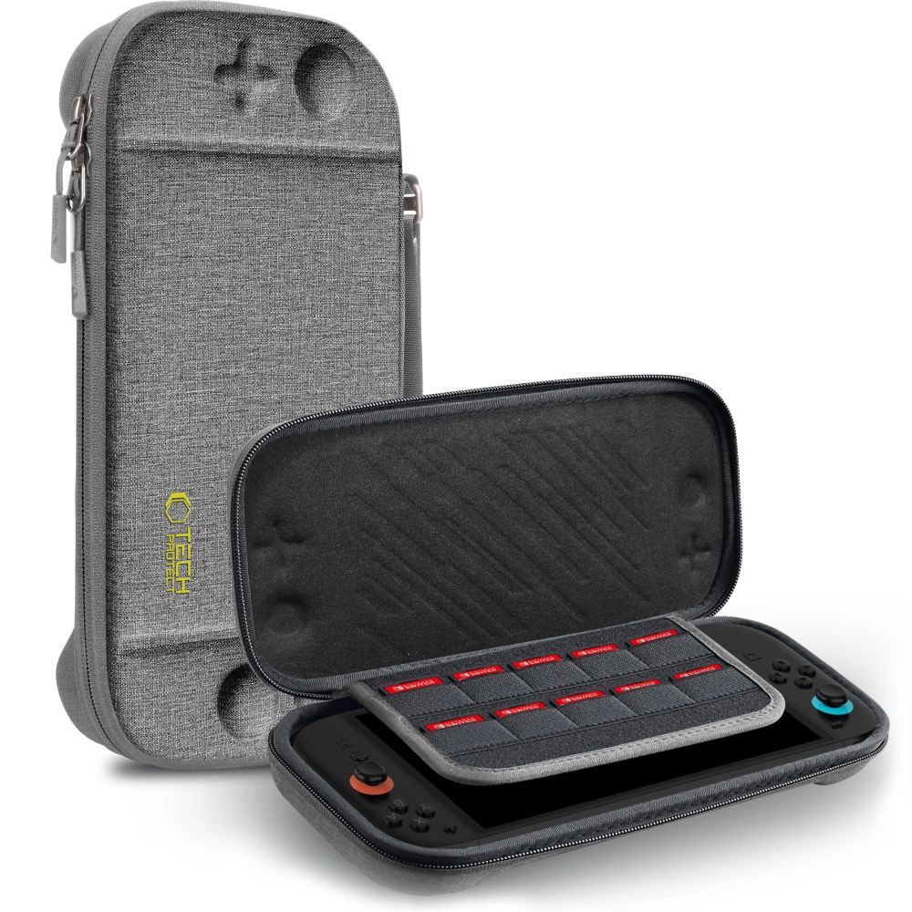 Tech-Protect Slim dėklas Nintendo Switch 2 - pilkas