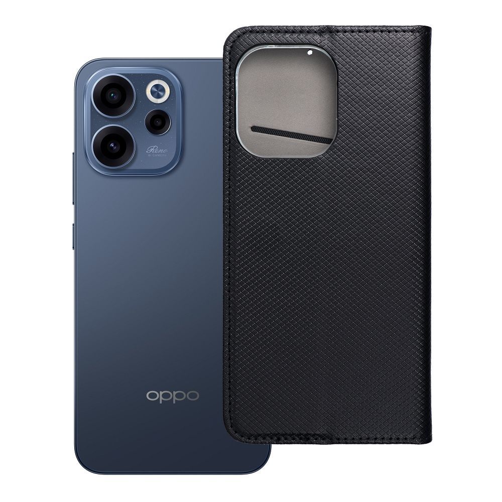 Флип-чехол Oppo Reno 15F Smart Case Book черный