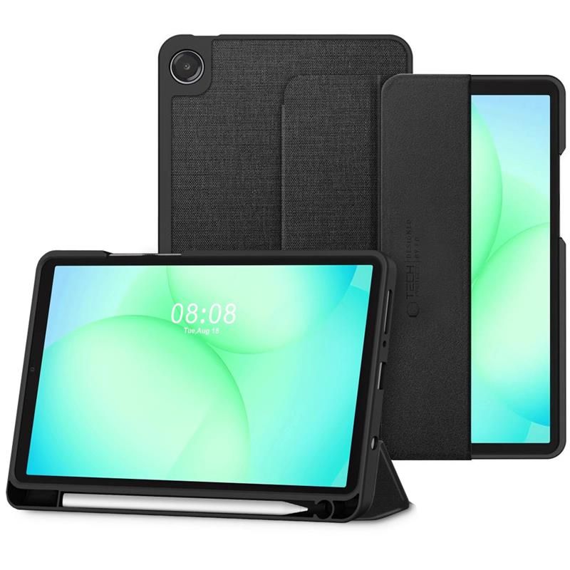 Tech-Protect SC Pen Canvas Чехол для Samsung Galaxy Tab A9 / A11 8.7 X110 / X115 / X133 / X135 - чёрный