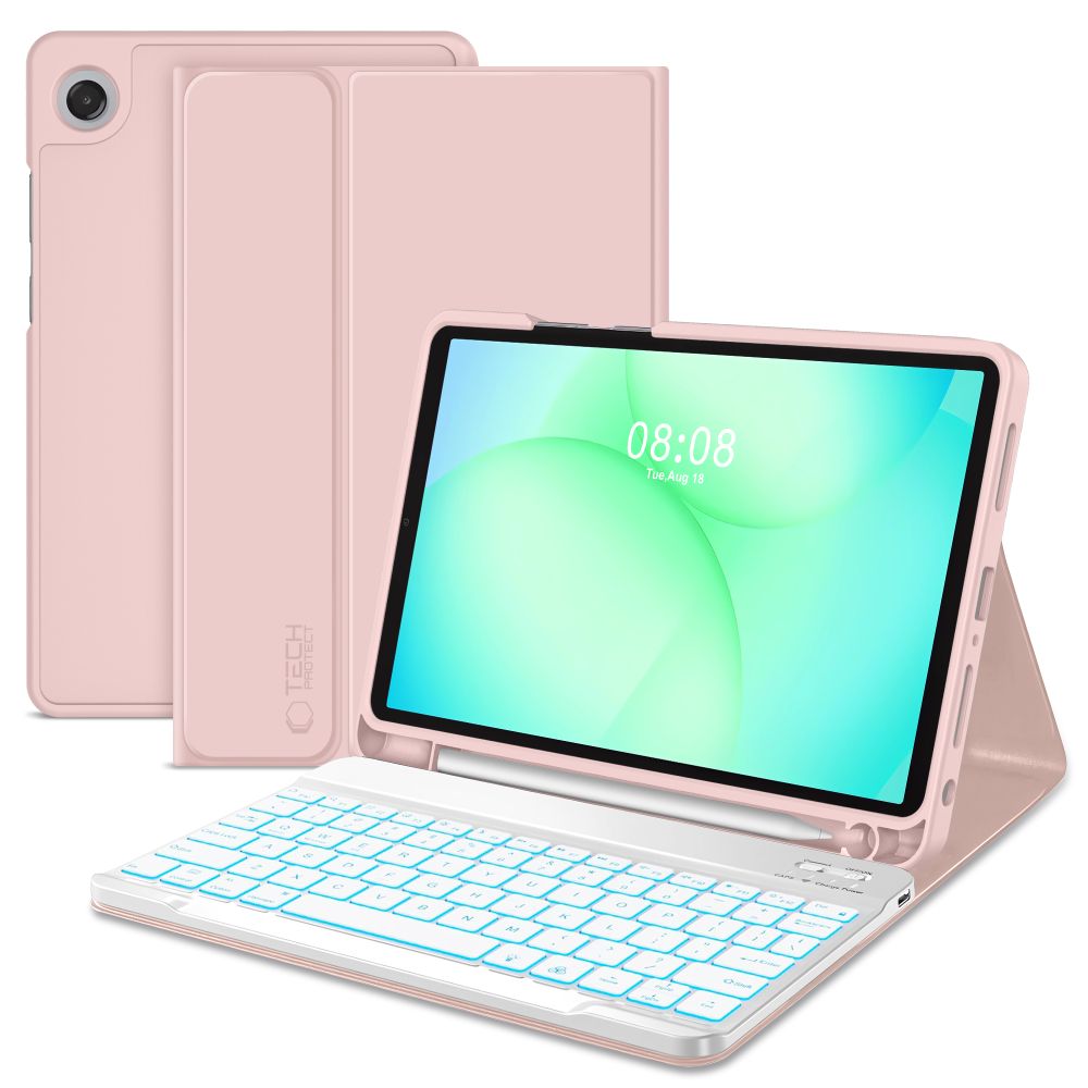 Чехол Tech-Protect SC Pen для Samsung Galaxy Tab A9+ A11+ Plus 11.0 X210 X215 X216 X230 X235 X236 - розовый
