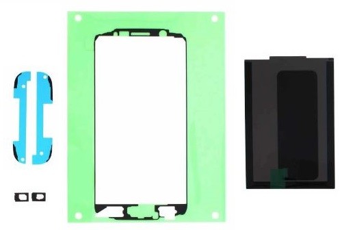 Lipdukų rinkinys stiklui Samsung G920F S6 originalus (techninės priežiūros paketas)