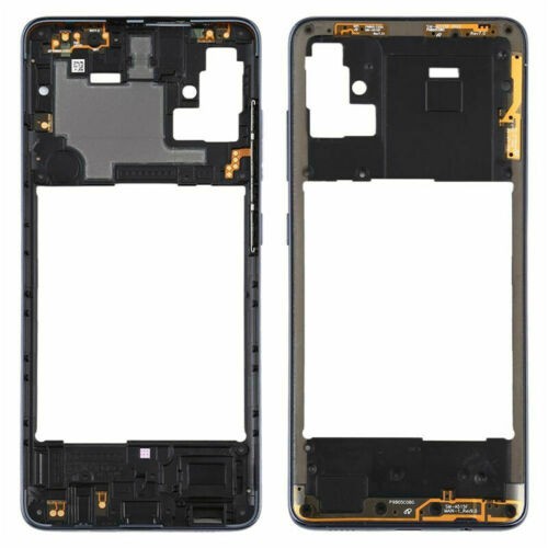 Средний корпус Samsung A515 A51 Black с боковыми кнопками оригинальный (used Grade B)