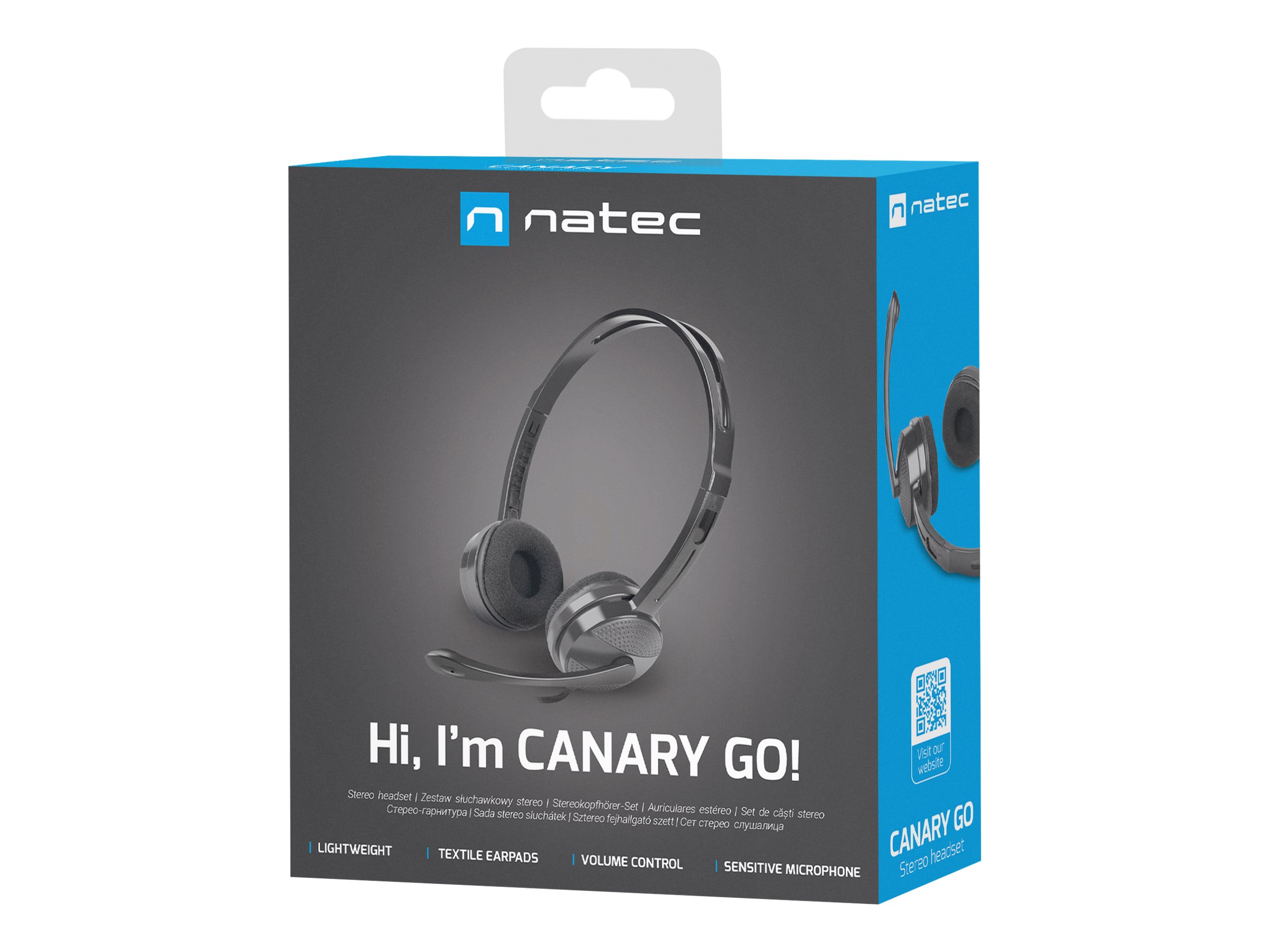 Natec Canary Go Headset with Microphone