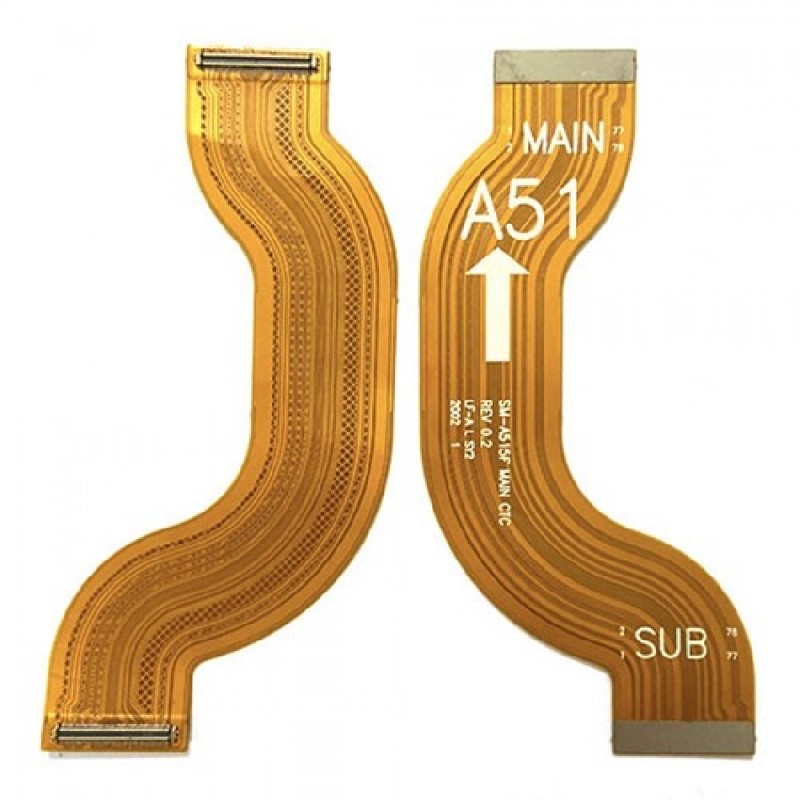 Шлейф Samsung A515 A51 2020 основной (SUB) оригинальный (used Grade A)
