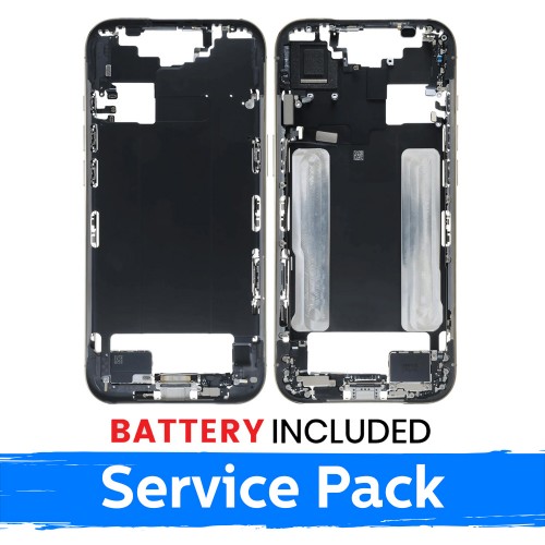 Apple iPhone Air vidurinio rėmo korpusas + baterija / Šviesi auksinė / (Aptarnavimo pakuotė)
