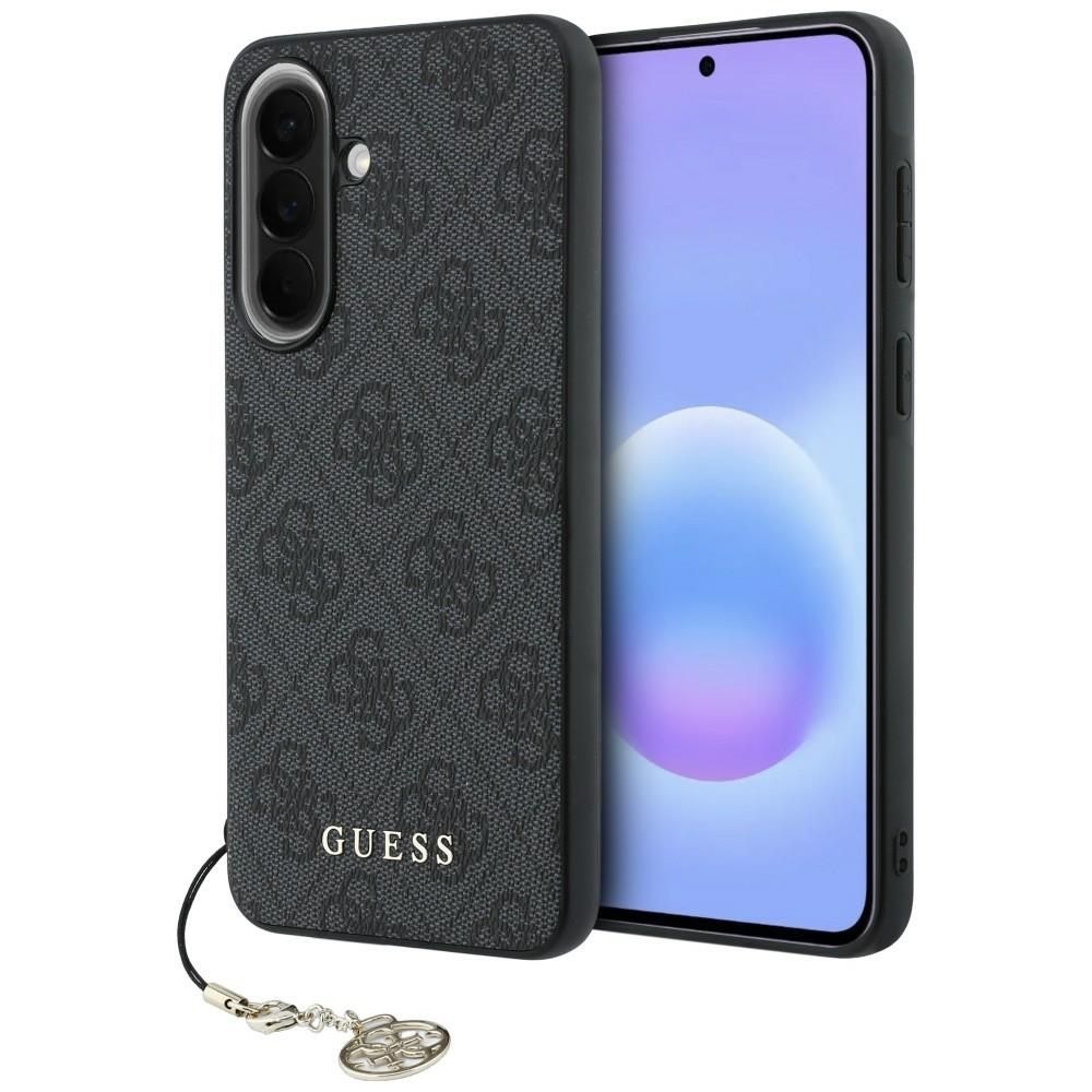 GUESS чехол для Samsung Galaxy A57 GUHCSA57GF4GGR (PU 4G Classic Logo with Charm) чёрный