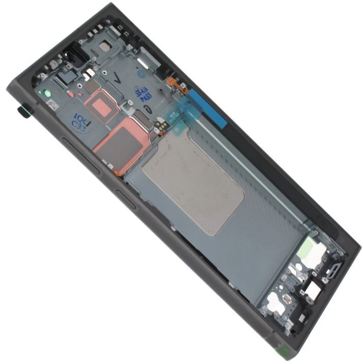 Originalus Samsung S928 S24 Ultra vidurinis korpusas, Titanium Black/Blue/Green spalvos (naudotas, B klasė)