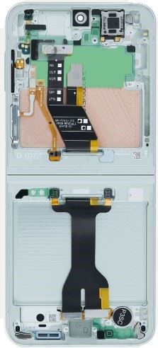 Средняя рамка Samsung F741 Z Flip6 5G мятный оригинал (б/у Grade A)