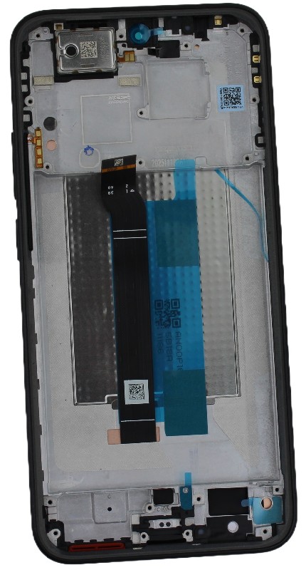 LCD ekranas Xiaomi Redmi Note 15 Pro 5G su jutikliniu ekranu su rėmeliu juodas OLED