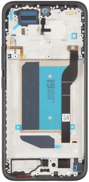 LCD ekranas Xiaomi Redmi Note 15 Pro+ 5G su jutikliniu ekranu su rėmeliu juodas OLED