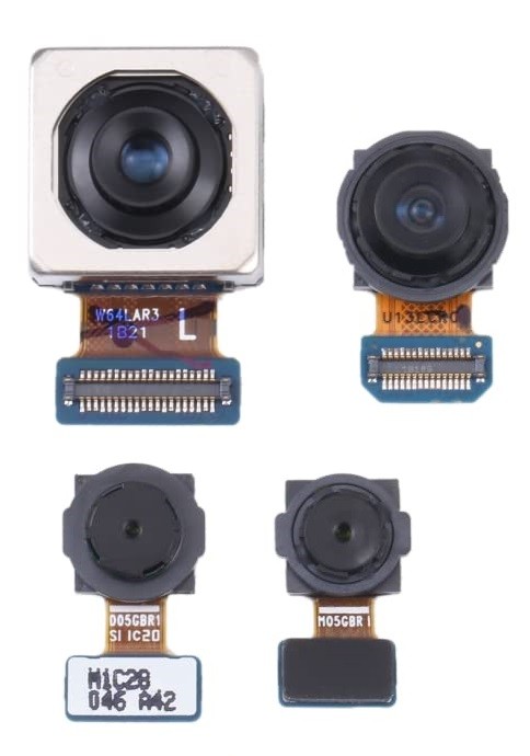 Камера Samsung A526 A52 5G 2021/A528 A52S 5G (SET,4pcs)(64MP,Wide/Telephoto/12MP,Ultrawide/5MP,Macro/5MP,Depth) задняя оригинальная (used Grade A)