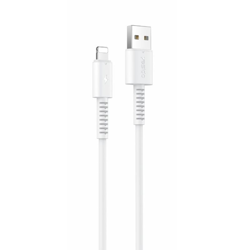 Yesido CA120 Laidas USB į Lightning 1m 18W 2A Baltas