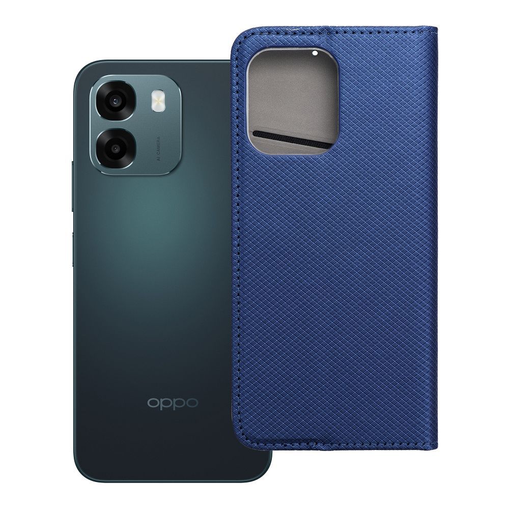 Flip case for Oppo A6 Smart Case Book navy blue