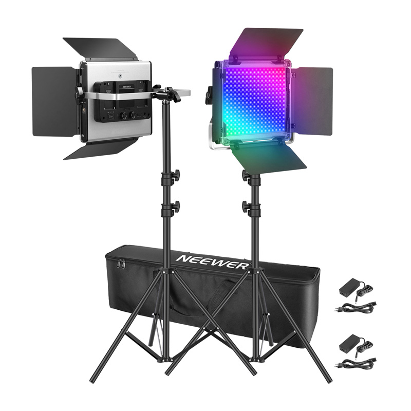 NEEWER 2×660 PRO II RGB LED lempa 2×200CM