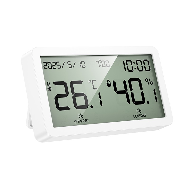 Elektroninis laikrodis su higrotermometru Hoco HX42 baltas
