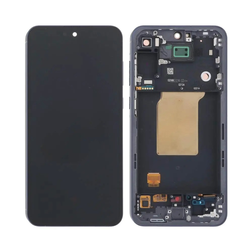 LCD экран Samsung A556 A55 5G с сенсорным экраном и рамкой Awesome Navy (собранный сервисный пакет)