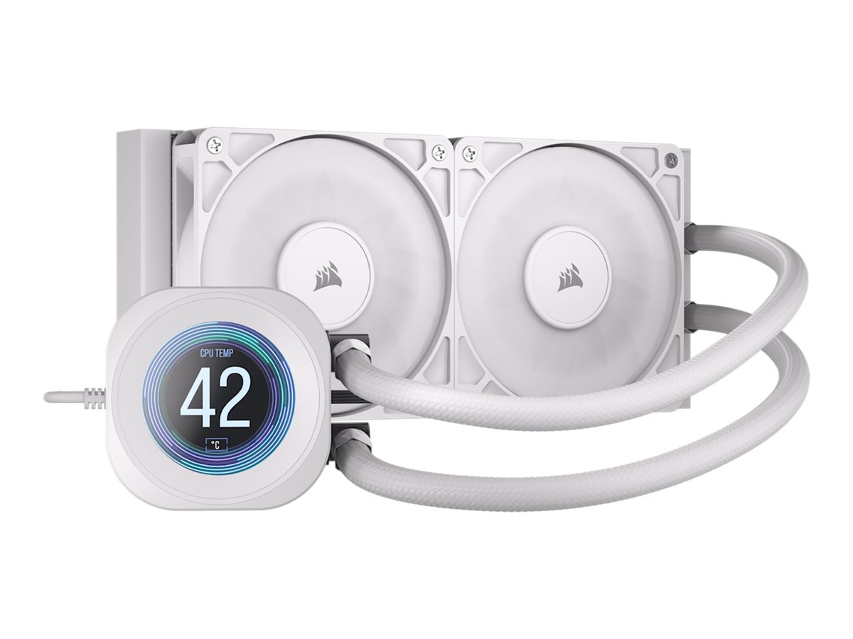 CORSAIR NAUTILUS 240 LCD белый 240 мм