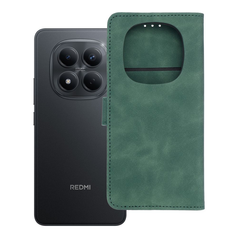 Flip case for Xiaomi Redmi NOTE 15 5G Tender Book green