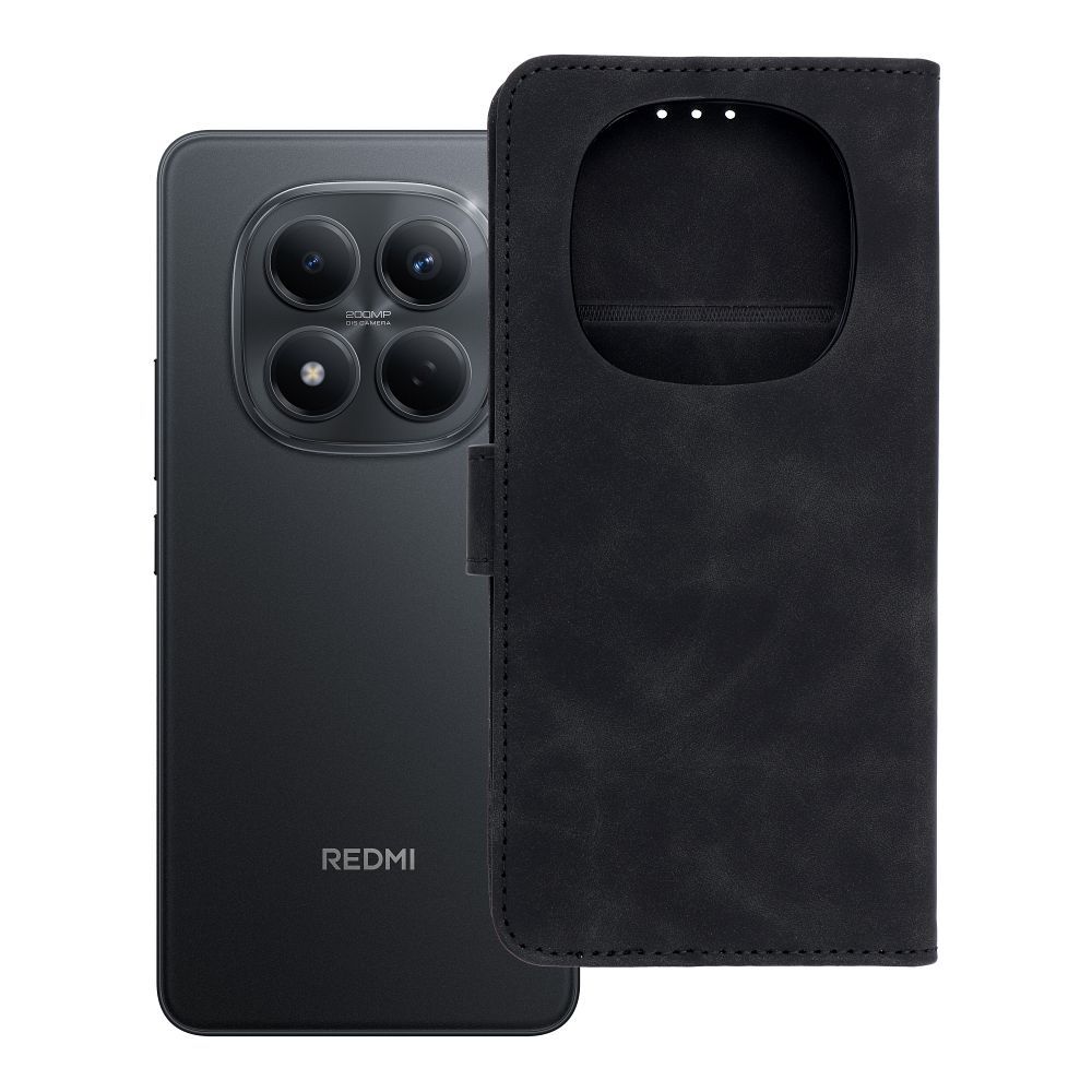 Flip case for Xiaomi Redmi NOTE 15 5G Tender Book black