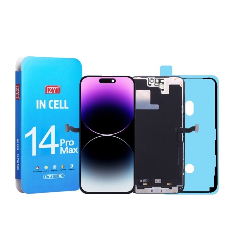 Ekranas Apple iPhone 14 Pro Max su lietimui jautriu stikliuku ZY Incell LTPS Premium 120Hz FHD1080p