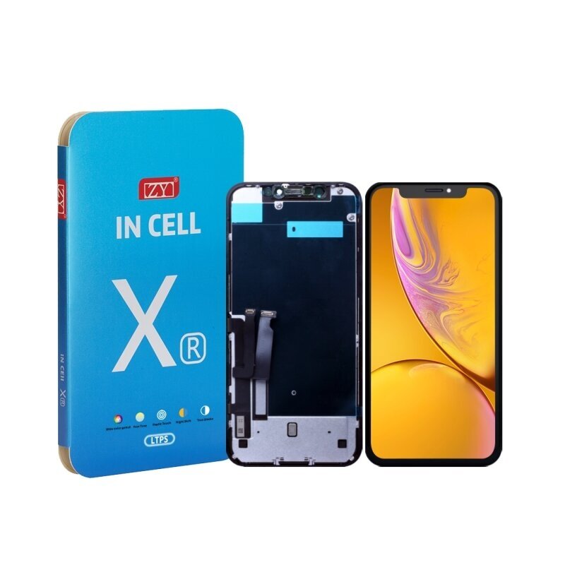 Ekranas Apple iPhone XR su lietimui jautriu stikliuku ZY Incell LTPS Premium