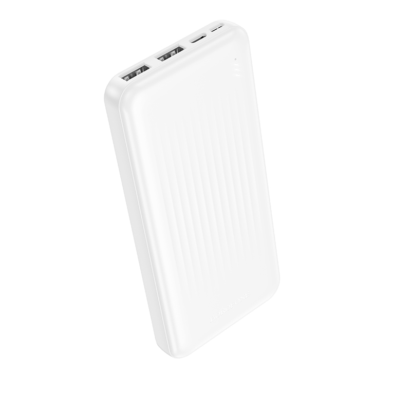Borofone BJ78 Clever išorinė baterija 10000mAh 2xUSB balta