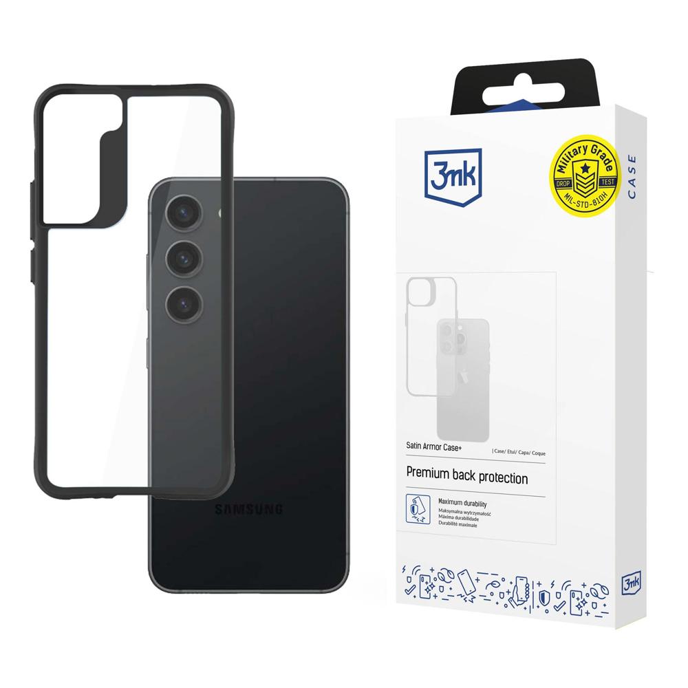 Samsung Galaxy S23 5G - 3mk satino šarvo dėklas telefonui+