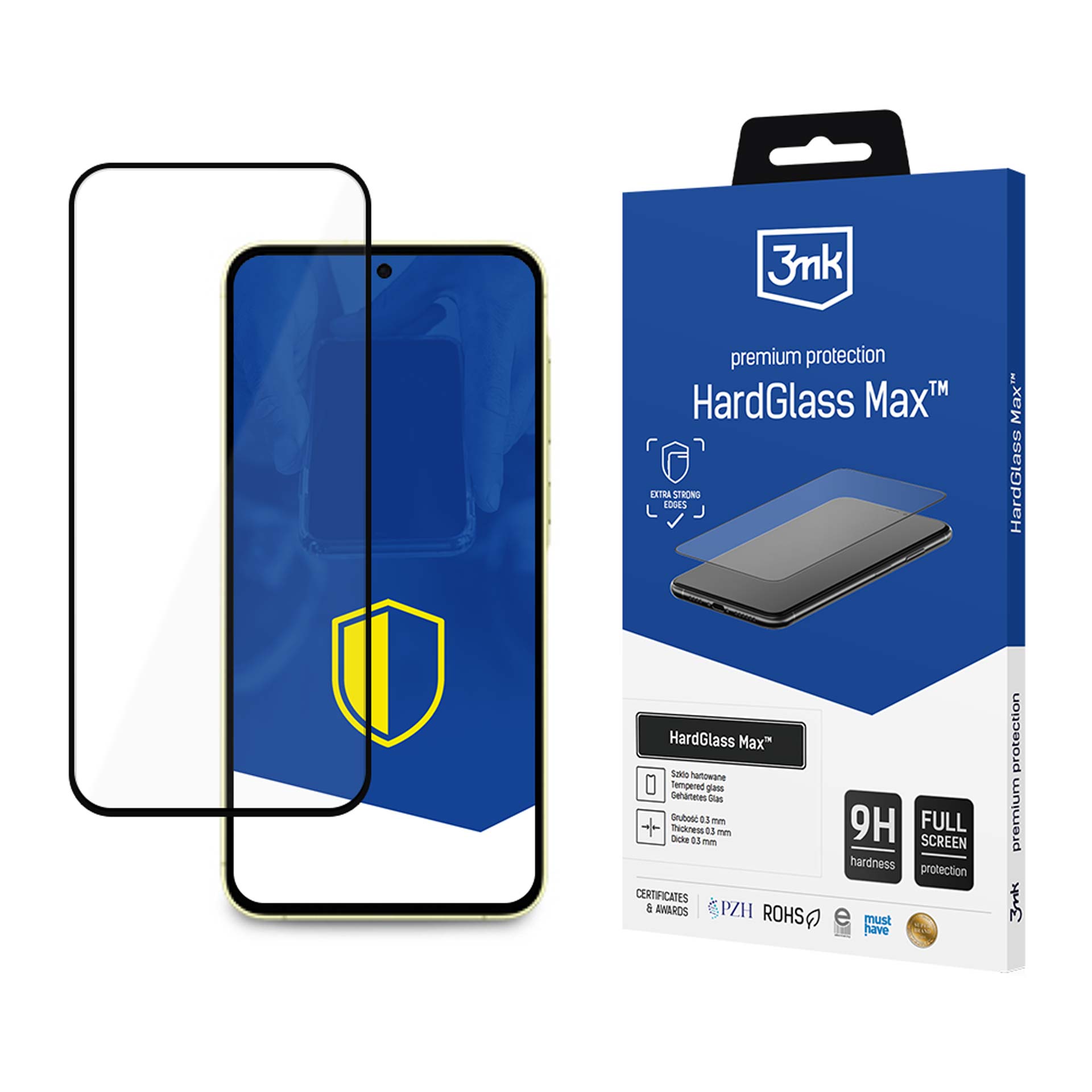 9H 3mk HardGlass Max™ glass on Xiaomi 13