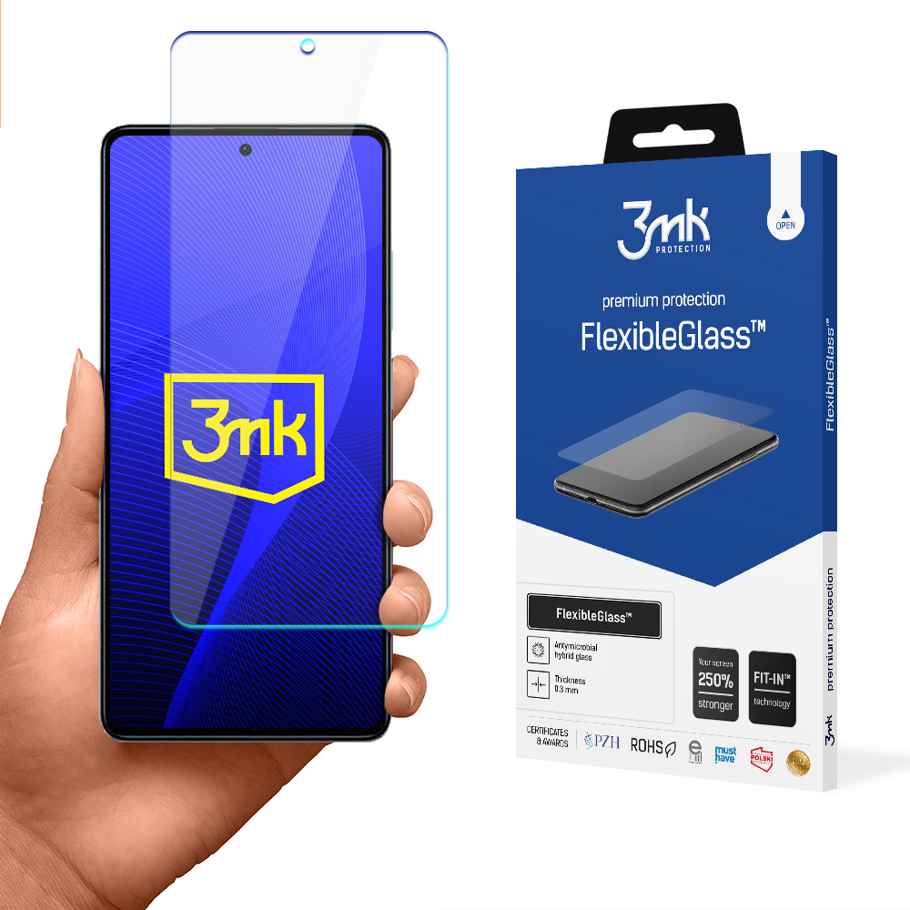 Гибридное защитное стекло 3mk FlexibleGlass 7H для Xiaomi Redmi Note 12